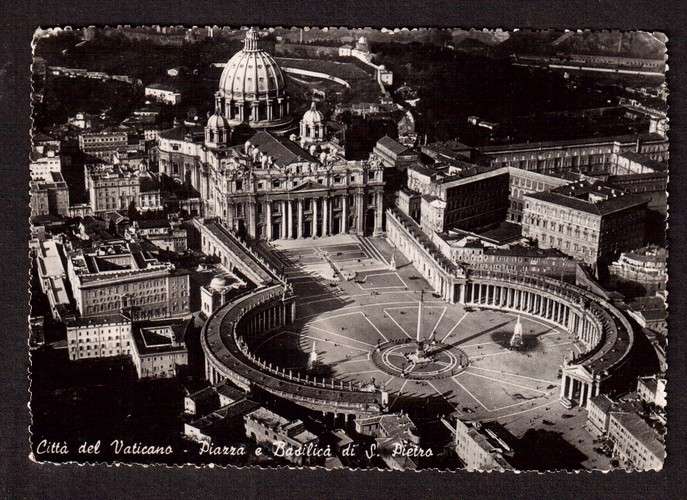 Italie Cpsm citta del Vatican Piazza & Basilica S Piedro