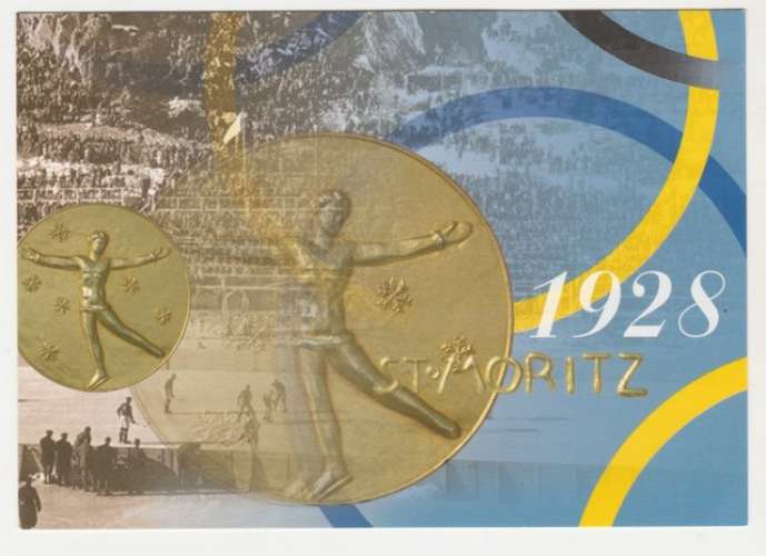  Cpm Jeux Olympiques La Poste Suisse à Nagano entier postal
