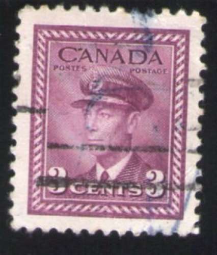 Canada 1943 Oblitéré Used Stamp King Roi George VI