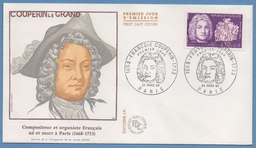 FDC 1968 FRANÇOIS COUPERIN Compositeur