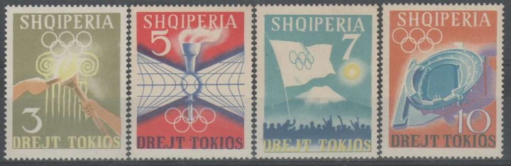 Albanie 1964 - Jeux olympiques Tokio     (g4677)