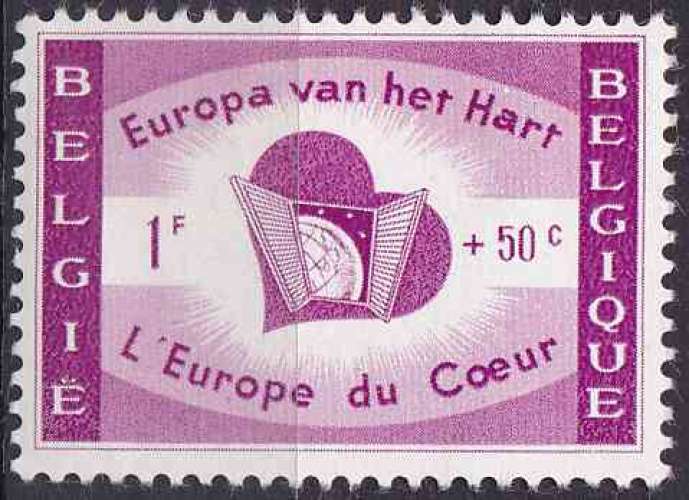 BELGIQUE 1959 NEUF* charnière N° 1090