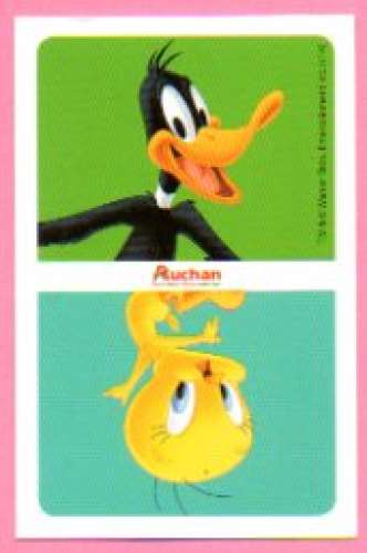 Carte Looney Tunes Auchan 2014 / N°029 Sports aquatiques Cut Back 