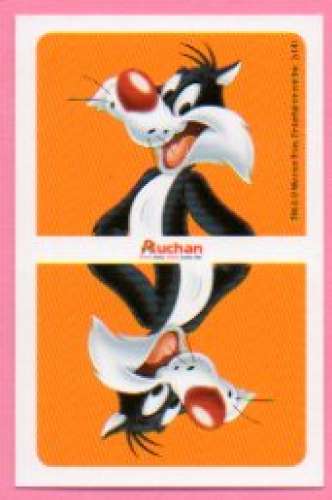 Carte Looney Tunes Auchan 2014 / N°033 Sports aquatiques Apnée