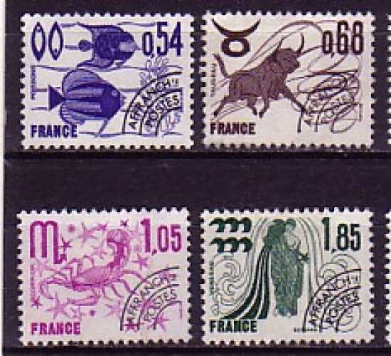 France 1977  Y&T  préoblitérés 146-149  N**    