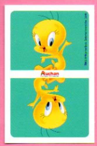 Carte Looney Tunes Auchan 2014 / N°038 Gymnastique Hirondelle