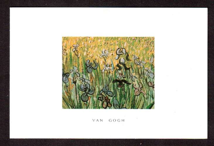 France Cpm Van Gogh. Vue d'Arles aux iris, détail