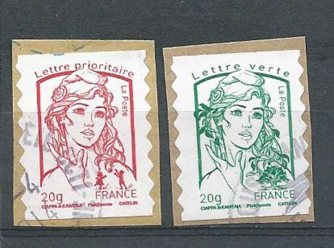 FRANCE 851-858 oblitérés rond