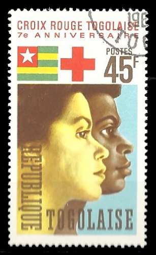 République Togolaise - n° 489 Y&T (o) - Croix rouge Togolaise - année 1966