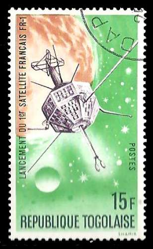 République Togolaise - n° 527 obl - Satellite FR1 - année 1967