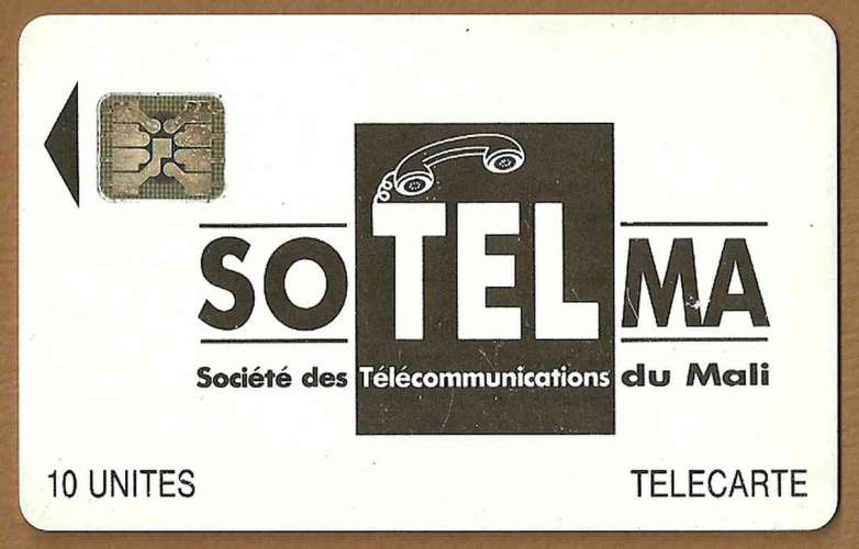 Télécarte - Phonecard - Mali - SoTelMa - 10 unités - Puce Schlumberger SC5 .