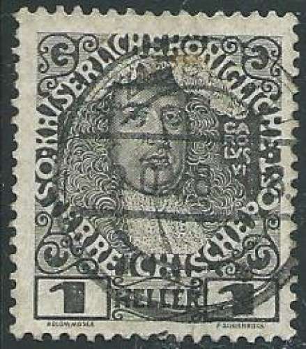 Autriche - Y&T 0101 (o) - Charles VI -