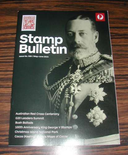 Catalogue N° 328 Stamp Bulletin Australia Post mai juin 2014