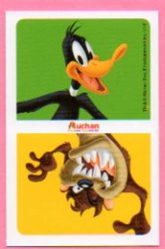 Carte Looney Tunes Auchan 2014 / N°048 Gymnastique  Équilibre