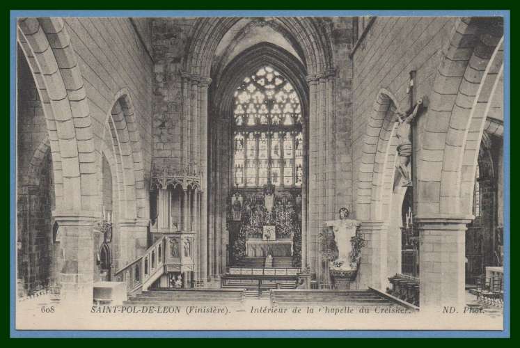 CPA SAINT POL DE LEON CREISKER  non écrite TTB