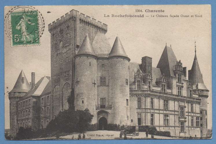 CHARENTE BIRAC Obl FACTEUR BOITIER 1914 (c 25€) 