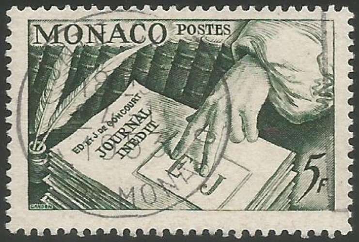 Monaco - Y&T 392 - Journal Inédit des frères Goncourt 