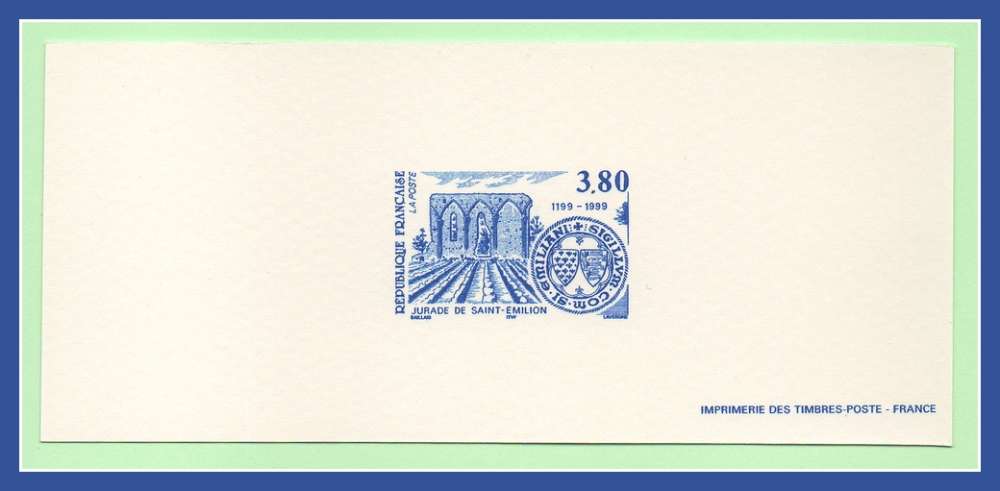 GRAVURE 3251 SAINT EMILION VIGNES