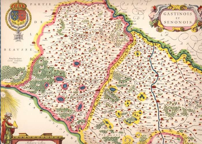 Carte France Laboratoires Marinier Gastinois et Senonois - le Gatinais