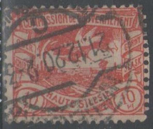 Silésie 1921 - Vues 10 c.