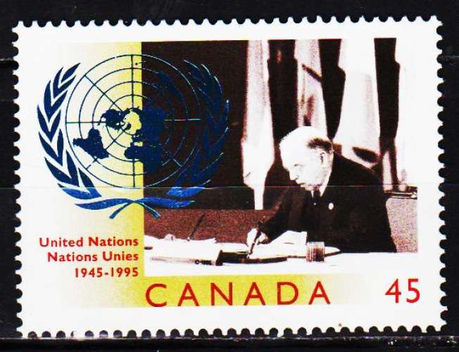 Canada 1443 50e anniversaire de l'ONU 