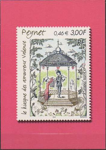 FRANCE CP - TIMBRE DE L'ANNÉE 2000 : PEYNET