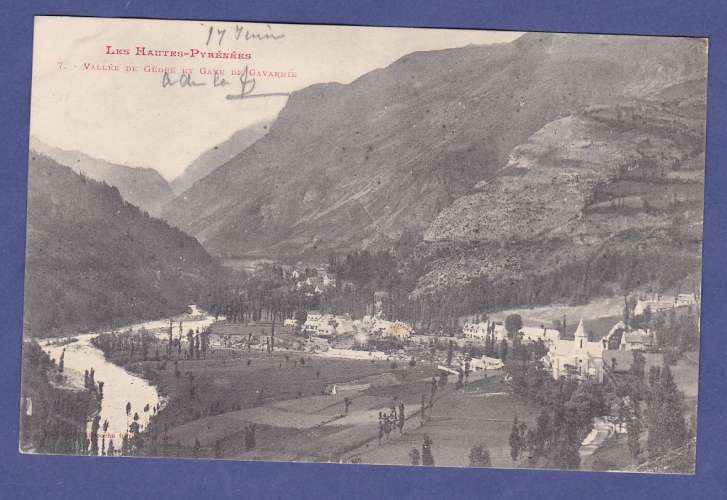 (65)GAVARNIE -CPA - vallee de gedre et gave de gavarnie  -  circulee en 1904