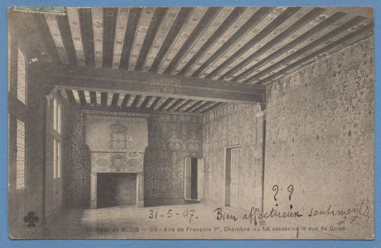 CPA BLOIS CONV. L. ST GERMAIN DES FOSSES A NEVERS 1907