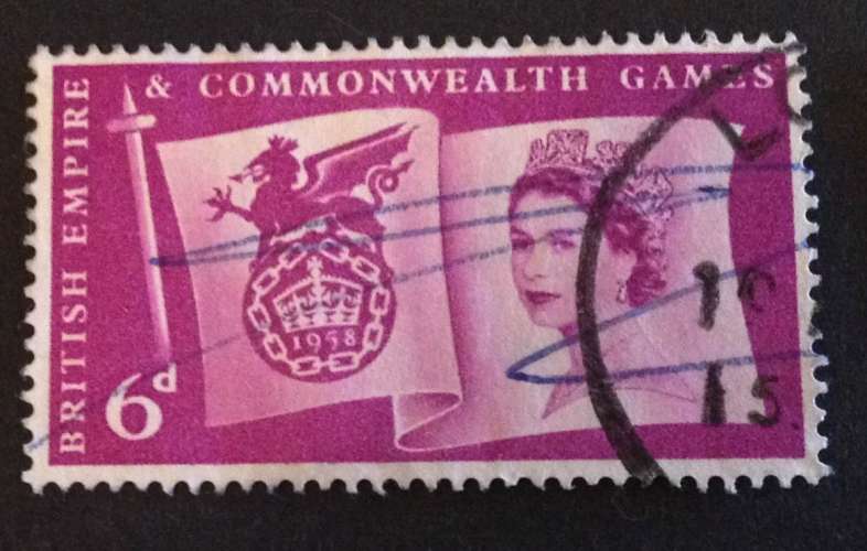 GB 1958 Commonwealth Games  6d YT 313 