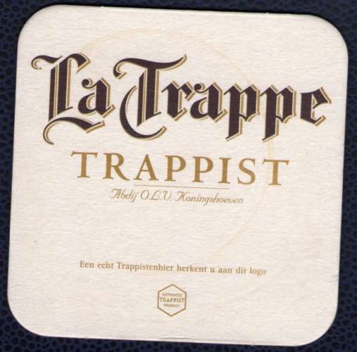 Sous-Bock Beermat Bière Beer LA TRAPPE TRAPPIST