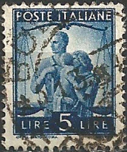 Italie - 1945 - Y&T 493 (o) - cancelled - used