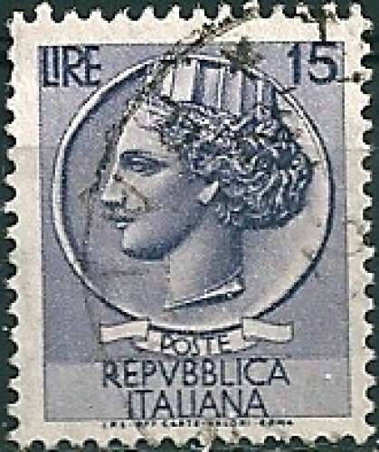 Italie - 1955 - Y&T 714 (o) - cancelled - used