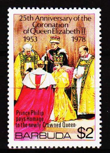  Barbuda 422 ( Hors série ) Evénements et anniversaires / Anniversaire couronnement Elizabeth II