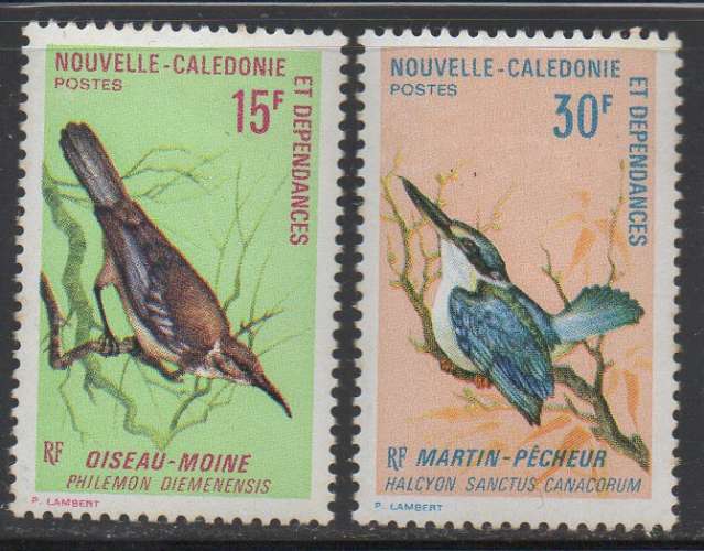 NOUVELLE CALEDONIE N° 364 / 5 * OISEAUX BIRDS