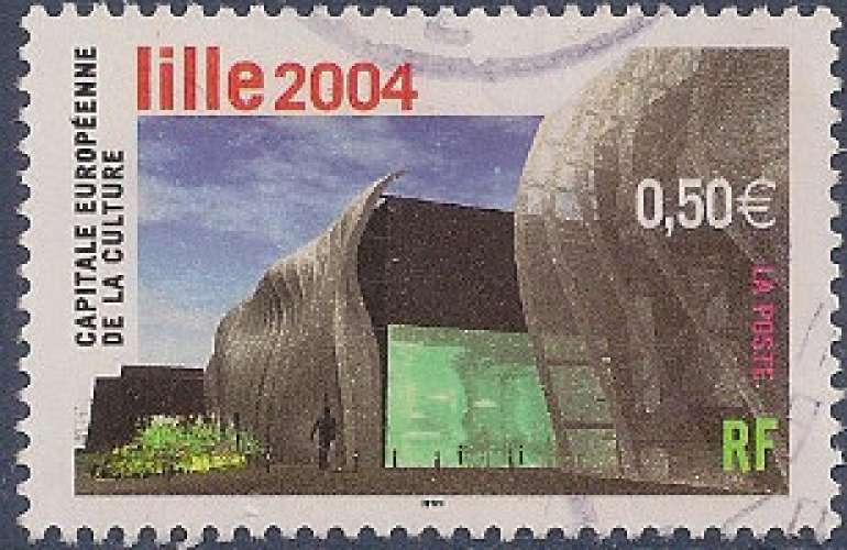 FRANCE 2004 : yt 3638 Oblitéré/Used # Lille - Maison Folie de Wazemmes