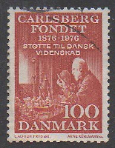 DANEMARK 1976 - FONDATION SCIENTIFIQUE CARLSBERG - YT : 631