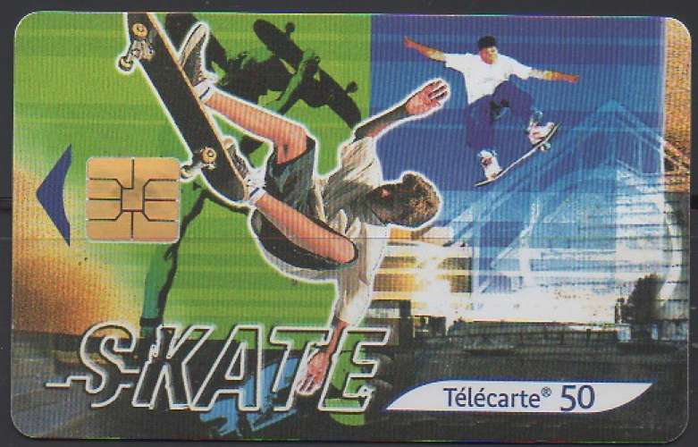 TÉLÉCARTE 50 - SKATE : STREET CULTURE