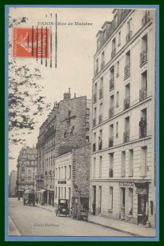 CPA PARIS RUE DE MAISTRE voy SEM TB (R)