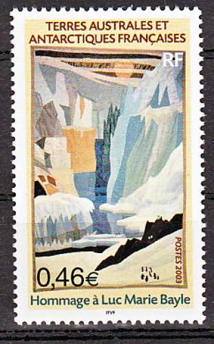 TAAF 358 Hommage à luc Marie bayle  NEUF ** luxe MNH sin charnela prix de la poste 0.46