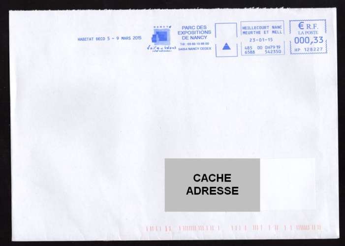 France EMA Empreinte Postmark Parc des Expositions 54054 Nancy
