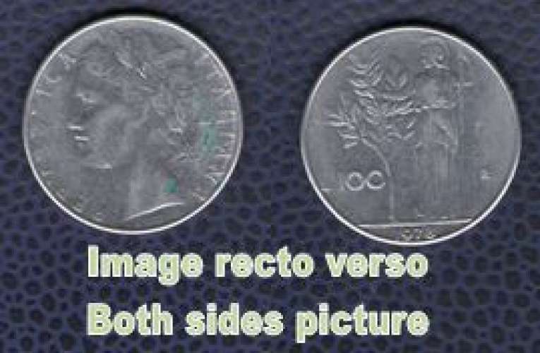 Italie 1978 Pièce de Monnaie Coin 100 Lire Minerva