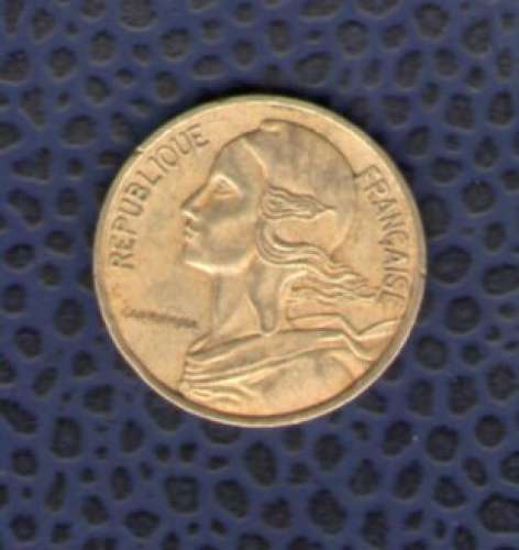 France 1980 Pièce de Monnaie Coin 5 centimes Liberté égalité fraternité