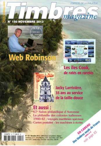 Timbres Magazine N°150 Novembre 2013