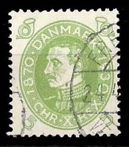 Danemark - n° 197 Obl - roi Christian X - année 1927 - 30
