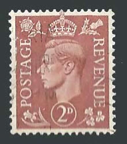 Grande Bretagne - n° 212 Obl - Georges VI - année 1937 à 1947
