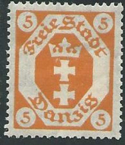 Allemagne - Dantzig - Y&T 0073 (*) - Armoiries -