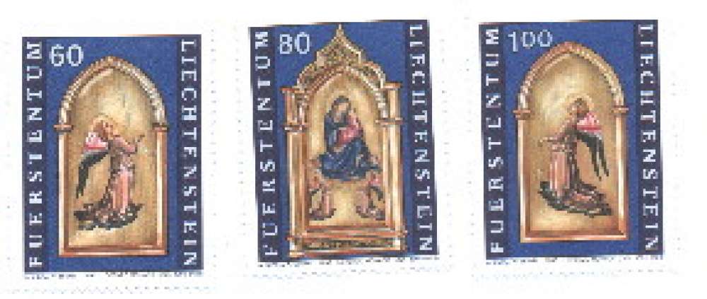 Liechtenstein Uvert 1061 à 1063 (3 timbres MNH)