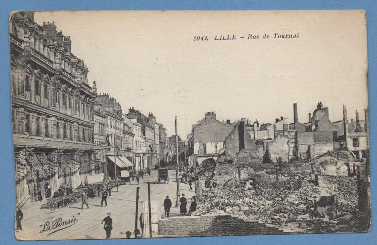 CPA LILLE Rue de Tournai non écrite 