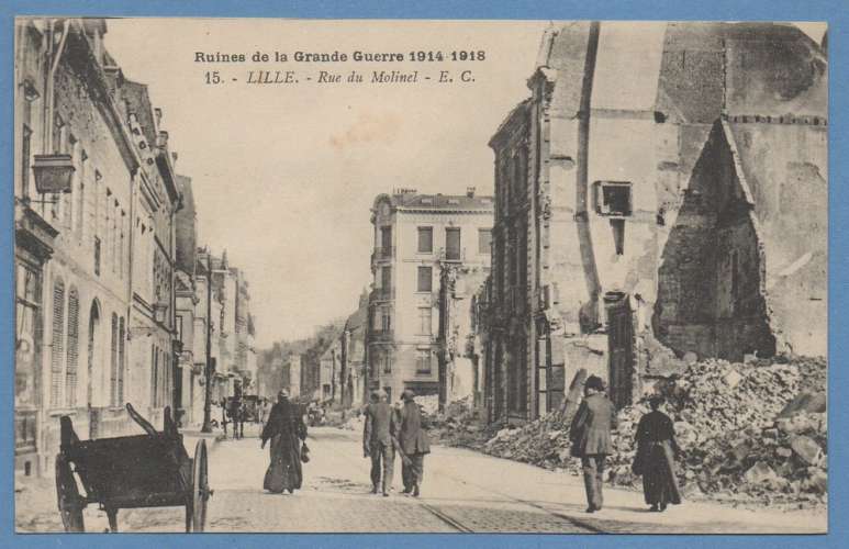 CPA LILLE  Rue du Molinel non écrite 
