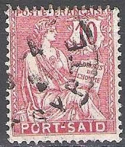  Port-Said 1902 Michel 23 O Cote (2008) 1.10 Euro Type Paix Cachet rond